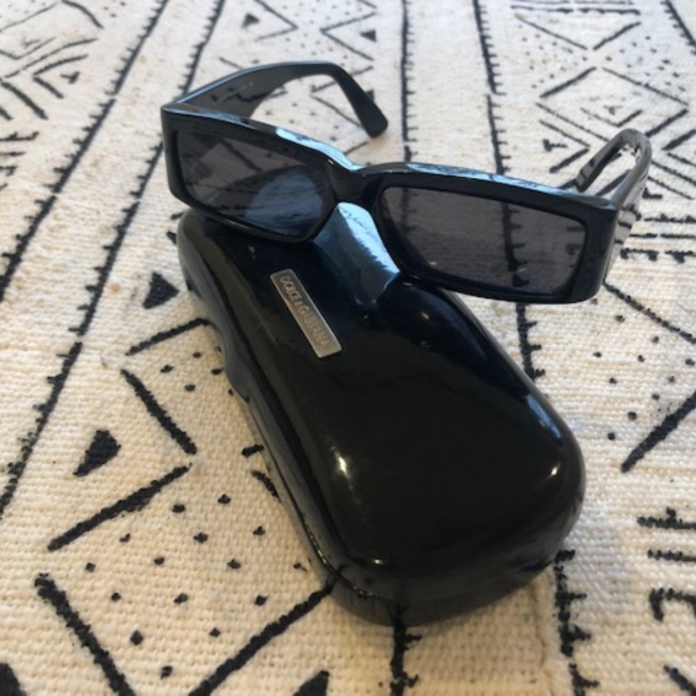 Vintage Dolce & Gabbana sunglasses with case.